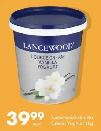 Save Lancewood Double Cream Yoghurt offer