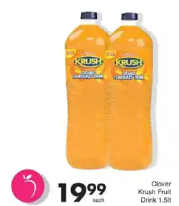 Save Clover Krush Fruit Drink offer
