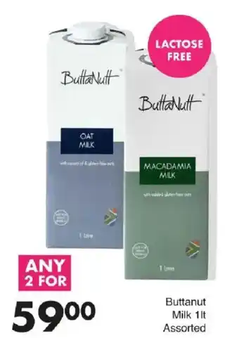 Save Buttanut Milk 1lt Assorted offer