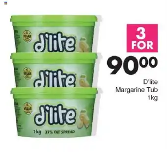 Save D'lite Margarine Tub offer