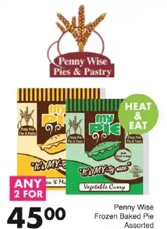 Save Penny Wise Frozen Baked Pie Assorted offer