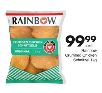 Save Rainbow Crumbed Chicken Schnitzel offer