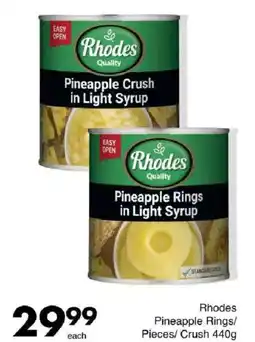 Save Rhodes Pineapple Rings/Pieces/Crush offer