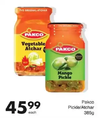 Save Pakco Pickle/Atchar offer