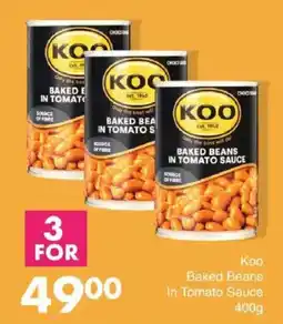 Save Koo Baked Beans In Tomato Sauce offer