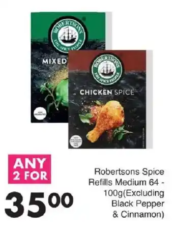 Save Robertsons Spice Refills Medium offer