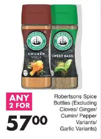 Save Robertsons Spice Bottles offer