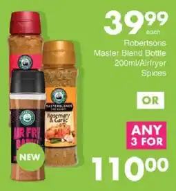 Save Robertsons Master Blend Bottle/ Airfryer Spices offer