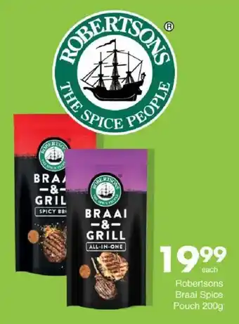 Save Robertsons Braai Spice Pouch offer