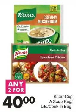 Save Knorr Cup A Soup Reg/Lite/Cook In Bag offer