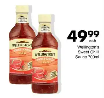 Save Wellington's Sweet Chilli Sauce offer