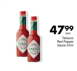 Save Tabasco Red Pepper Sauce offer