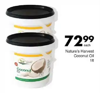 Save Nature's Harvest Coconut Oil offer