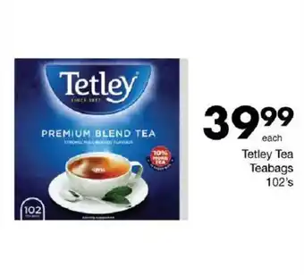 Save Tetley Tea Teabags offer