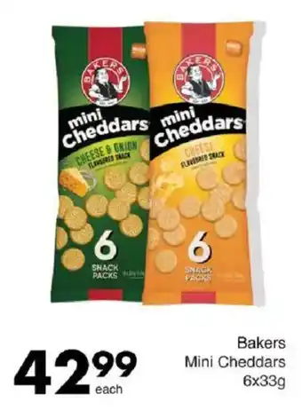 Save Bakers Mini Cheddars offer