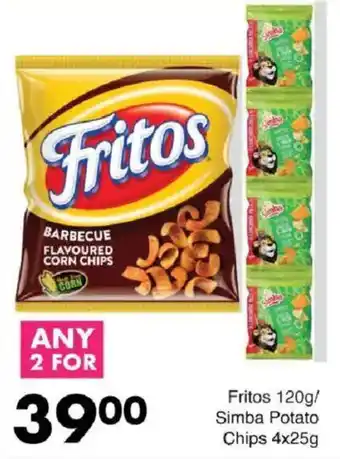 Save Fritos Barbecue Flavoured Corn Chips offer
