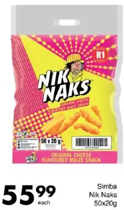 Save Simba Nik Naks offer