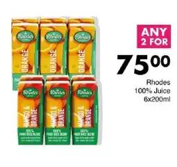 Save Rhodes 100% Juice offer