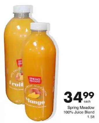 Save Spring Meadow 100% Juice Blend offer