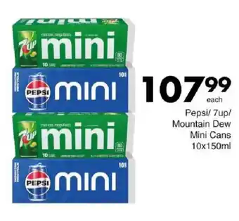 Save Pepsi/7up/Mountain Dew Mini Cans offer