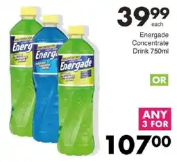 Save Energade Concentrate Drink offer