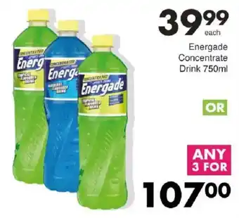Save Energade Concentrate Drink offer