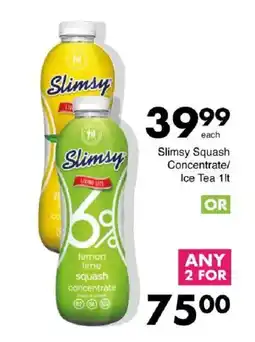 Save Slimsy Squash Concentrate/Ice Tea offer