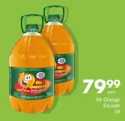 Save Mr Orange Squash offer