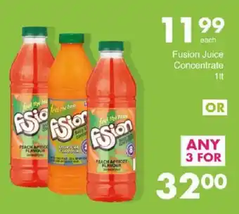 Save Fusion Juice Concentrate offer