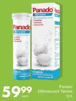 Save Panado Effervescent Tablets offer