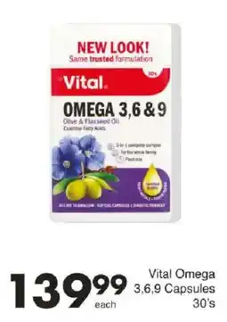 Save Vital Omega 3,6,9 Capsules offer