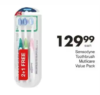 Save Sensodyne Toothbrush Mutlicare offer
