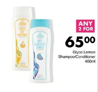 Save Glyco Lemon Shampoo/Conditioner offer