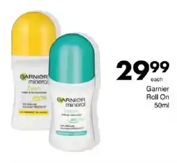 Save Garnier mineral Roll On offer