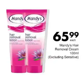 Save Mandy's Hair Removal Cream offer