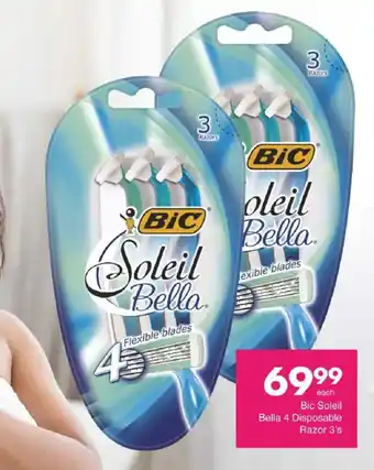 Save Bic Soleil Bella 4 Disposable Razor offer
