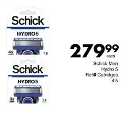 Save Schick Men Hydro 5 Refill Cartridges offer
