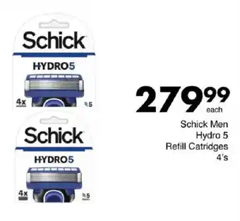 Save Schick Men Hydro 5 Refill Cartridges offer