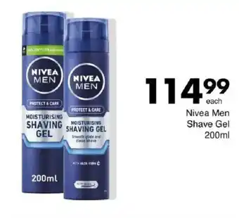 Save Nivea Men Moisturising Shaving Gel offer