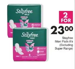 Save Stayfree Maxi Pads 8's offer