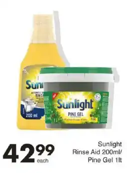Save Sunlight Rinse Aid Pine Gel offer