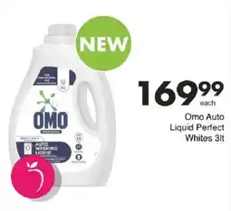 Save Omo Auto Liquid Perfect Whites offer