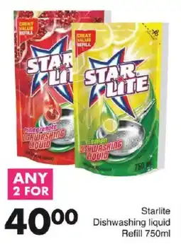 Save Starlite Dishwashing liquid Refill offer