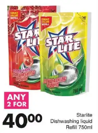 Save Starlite Dishwashing liquid Refill offer