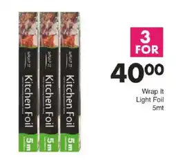 Save Wrap It Kitchen Foil offer