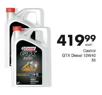 Save Castrol GTX Diesel 15W40 offer
