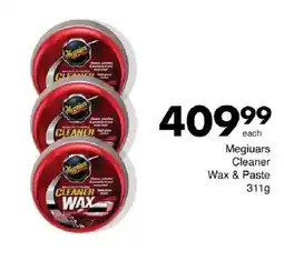 Save Meguiars Cleaner Wax & Paste offer