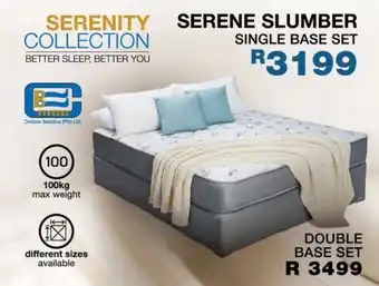 SERENE SLUMBER SINGLE BASE SET