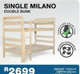 Ericssons SINGLE MILANO DOUBLE BUNK offer