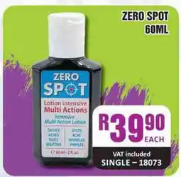 Cosmetic Connection ZERO SPOT Lotion intensive Multi Actions offer